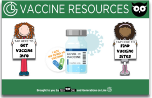 vaccine resources tutorial button