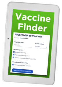 Tap here for vaccine site locations