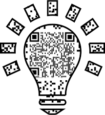 QR code sample lightbulb