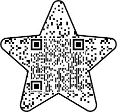 QR code sample star