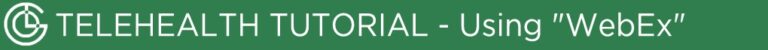 Generations on Line Telehealth Tutorial Banner