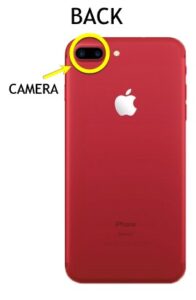 image showing the back camera on a phone