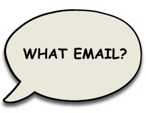 What email?