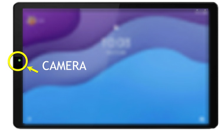image of camera on a mobile device