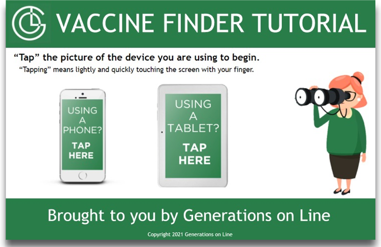 Link to vaccine Finder coach guide