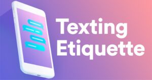 text etiquette link