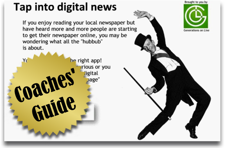 Tap here to go to GoL online newspaper Tutorial coaches' guide