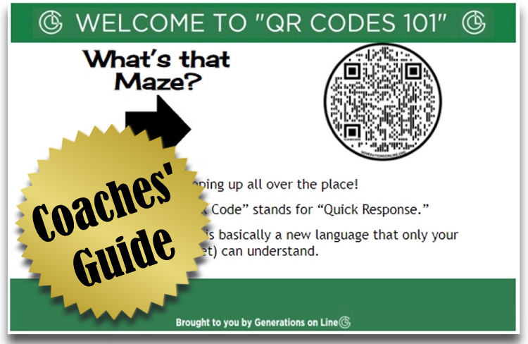 Tap here to go to GoL QR code Tutorial coaches' guide